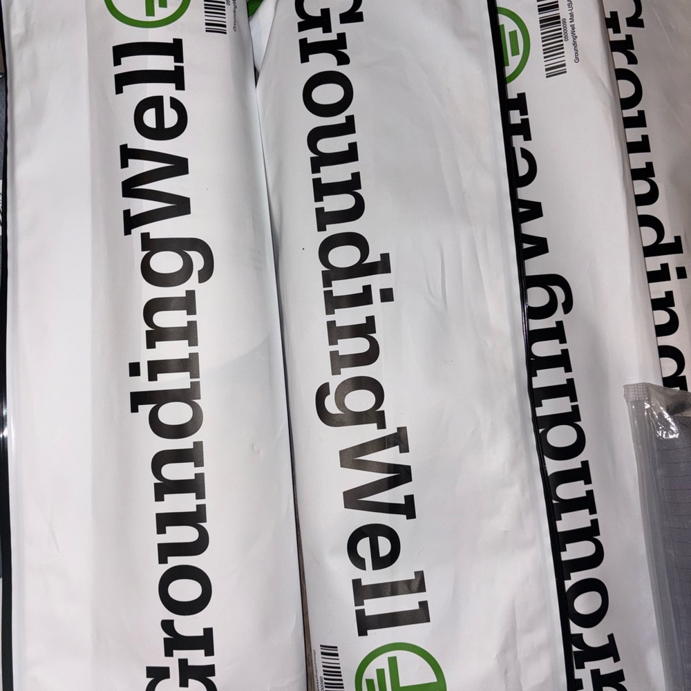 GroundingWell White Yoga Mat